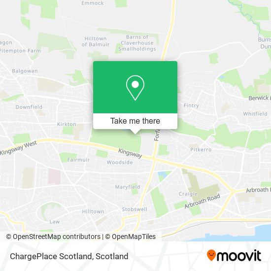 ChargePlace Scotland map