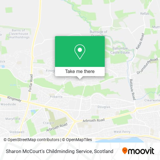 Sharon McCourt's Childminding Service map