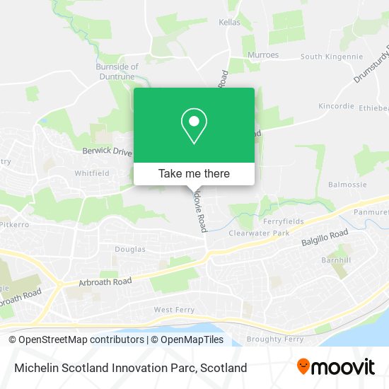 Michelin Scotland Innovation Parc map