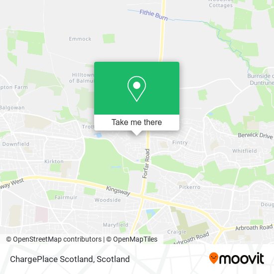 ChargePlace Scotland map