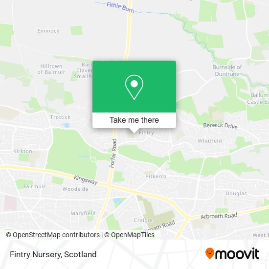 Fintry Nursery map