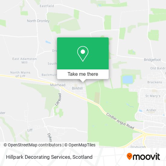 Hillpark Decorating Services map