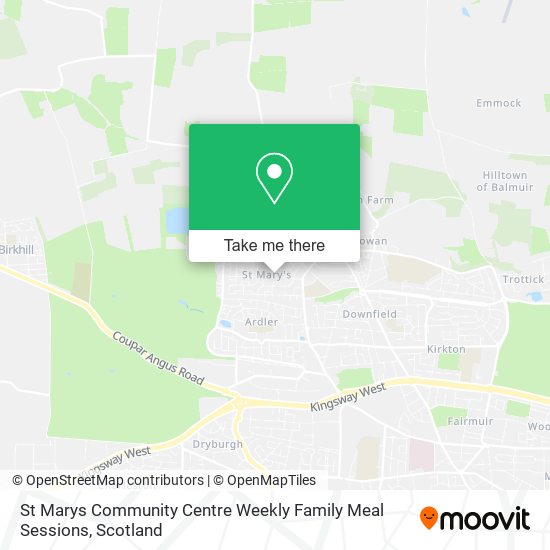 St Marys Community Centre Weekly Family Meal Sessions map