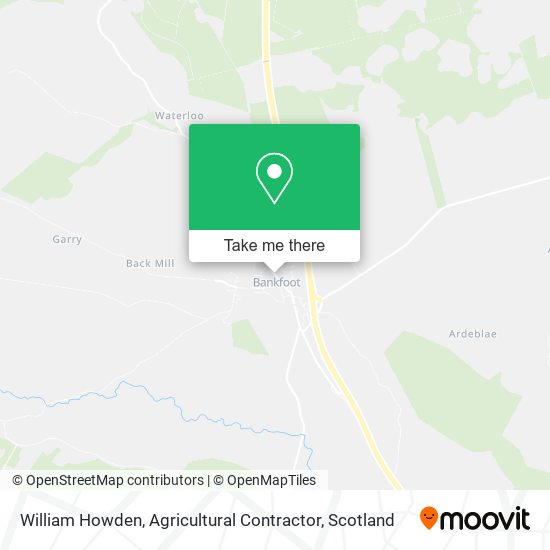 William Howden, Agricultural Contractor map