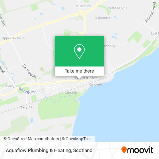 Aquaflow Plumbing & Heating map