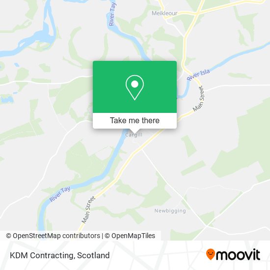 KDM Contracting map