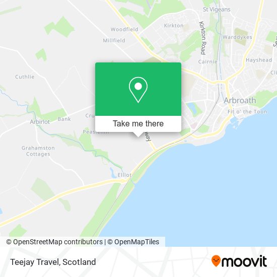 Teejay Travel map