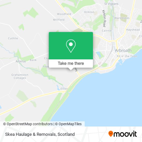 Skea Haulage & Removals map