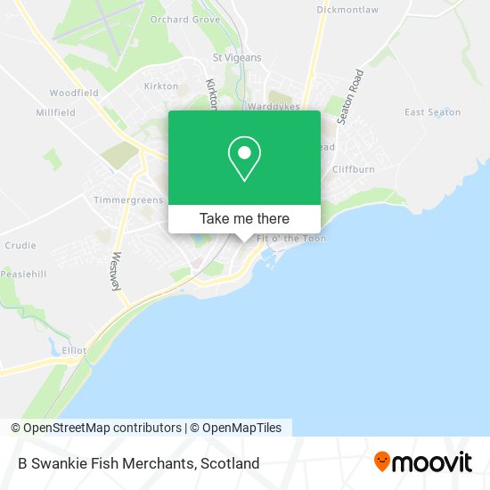 B Swankie Fish Merchants map