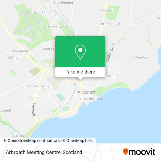 Arbroath Meeting Centre map