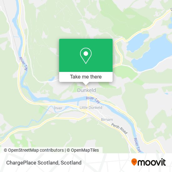 ChargePlace Scotland map