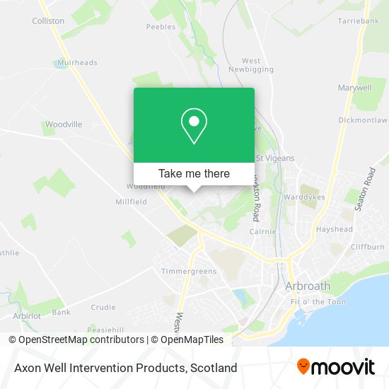 Axon Well Intervention Products map