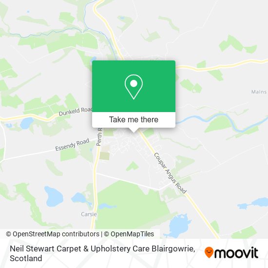 Neil Stewart Carpet & Upholstery Care Blairgowrie map