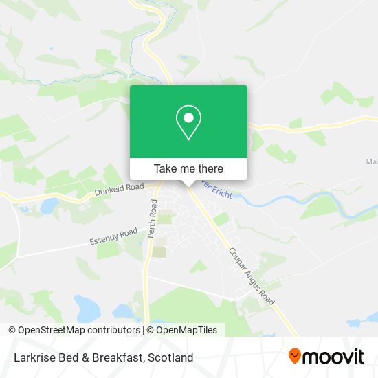 Larkrise Bed & Breakfast map