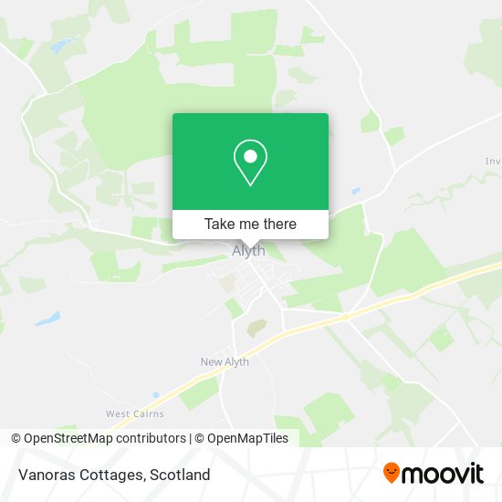 Vanoras Cottages map