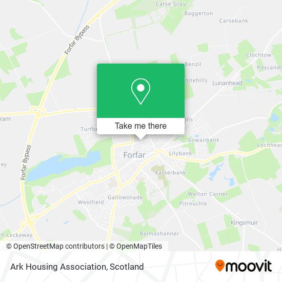 Ark Housing Association map