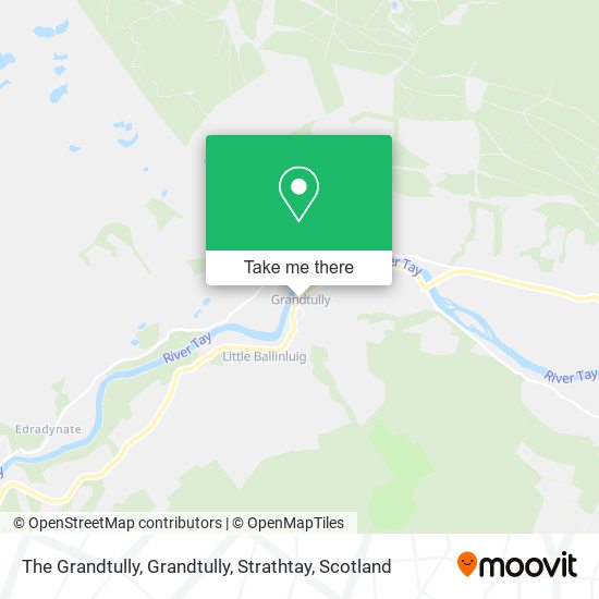 The Grandtully, Grandtully, Strathtay map