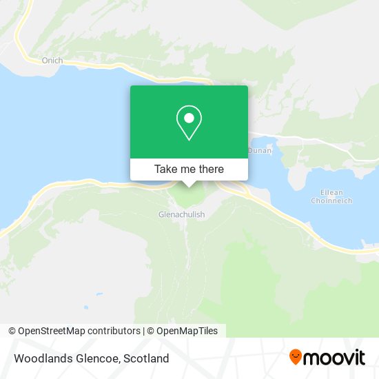 Woodlands Glencoe map