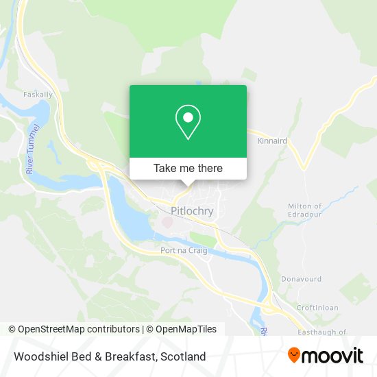 Woodshiel Bed & Breakfast map