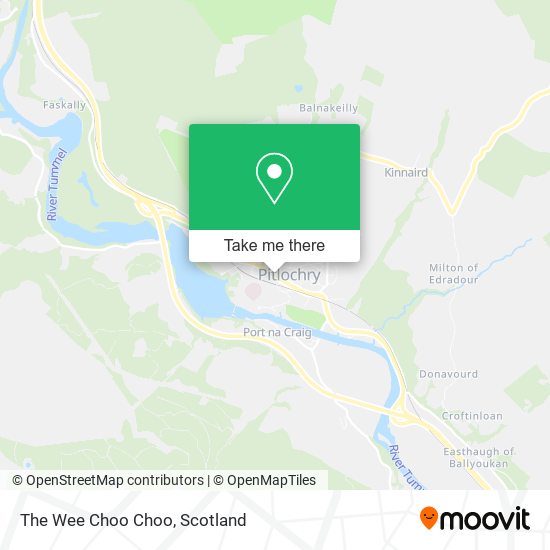 The Wee Choo Choo map