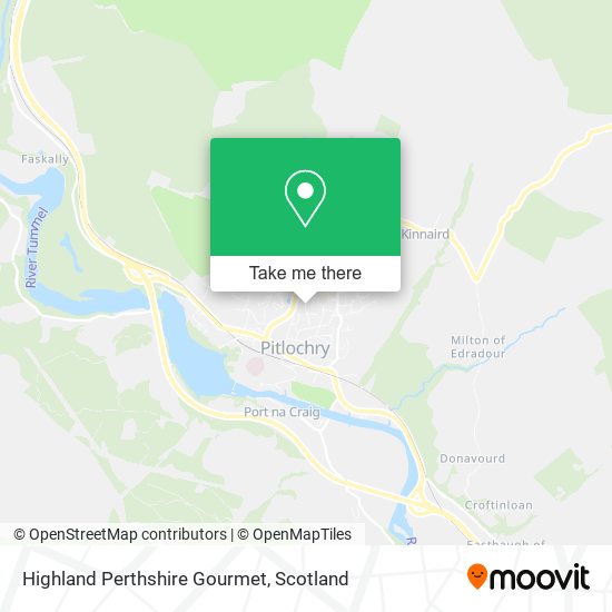 Highland Perthshire Gourmet map