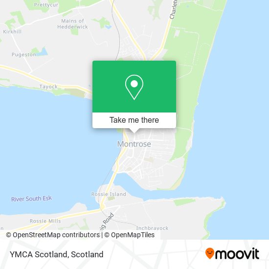 YMCA Scotland map