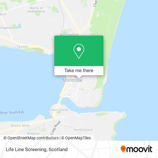 Life Line Screening map