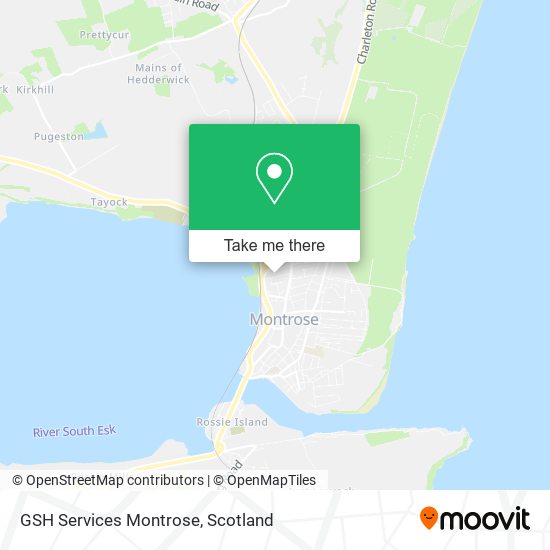 GSH Services Montrose map