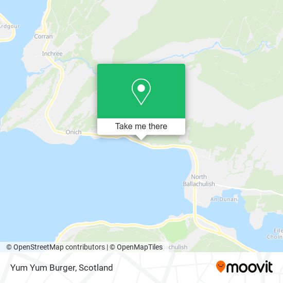Yum Yum Burger map