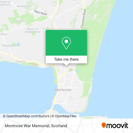 Montrose War Memorial map