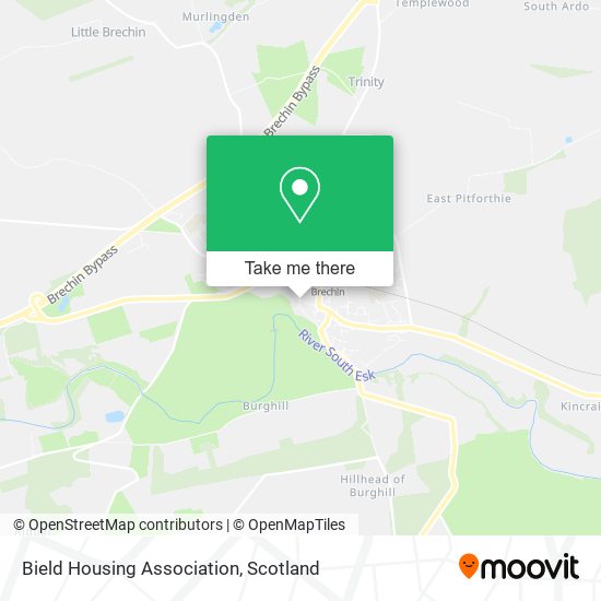 Bield Housing Association map