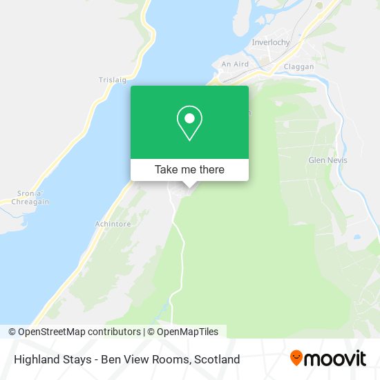 Highland Stays - Ben View Rooms map