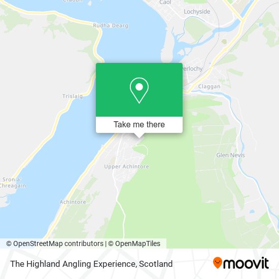 The Highland Angling Experience map
