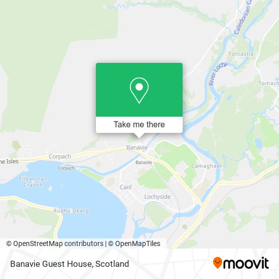 Banavie Guest House map