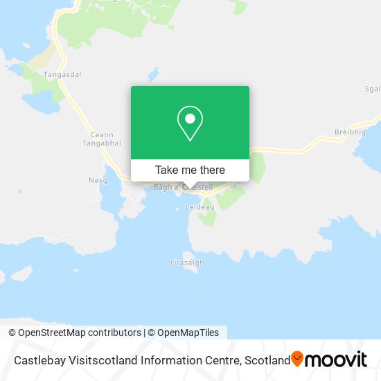 Castlebay Visitscotland Information Centre map