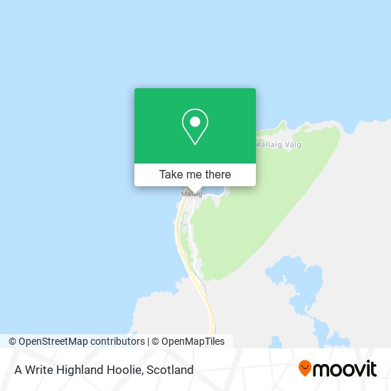 A Write Highland Hoolie map