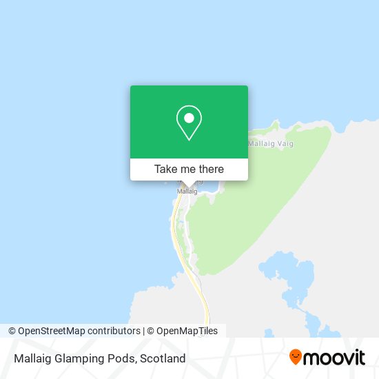 Mallaig Glamping Pods map