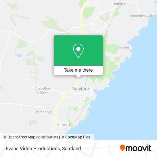 Evans Video Productions map