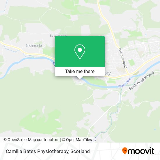 Camilla Bates Physiotherapy map