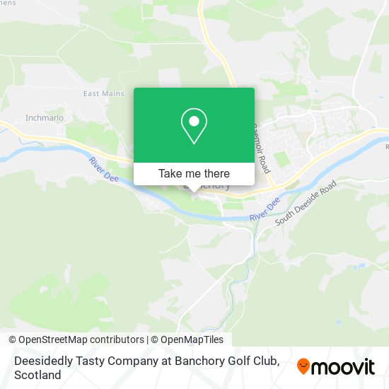 Deesidedly Tasty Company at Banchory Golf Club map