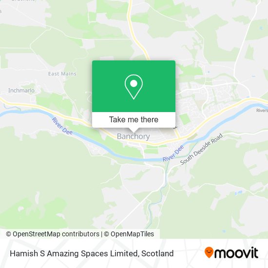 Hamish S Amazing Spaces Limited map