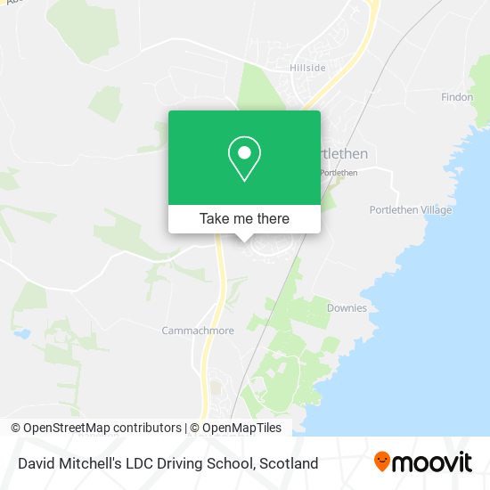 David Mitchell's LDC Driving School map