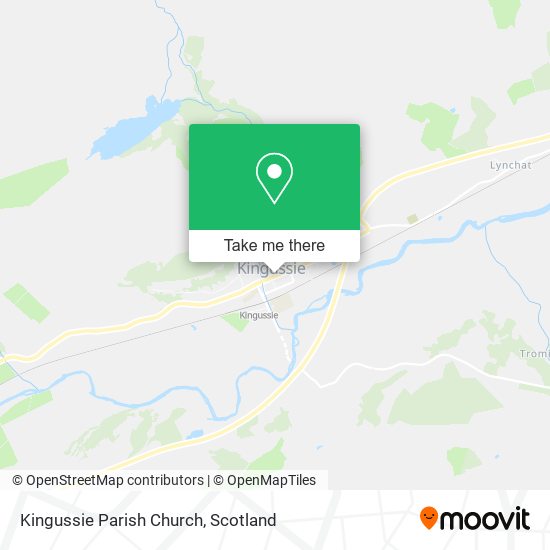 Kingussie Parish Church map