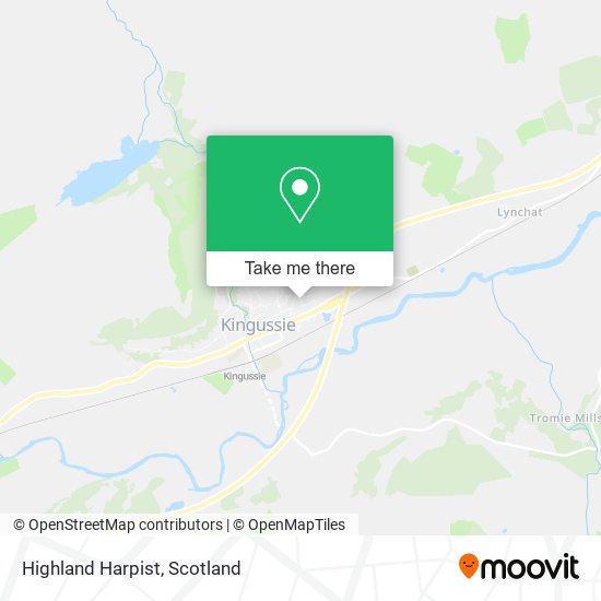 Highland Harpist map