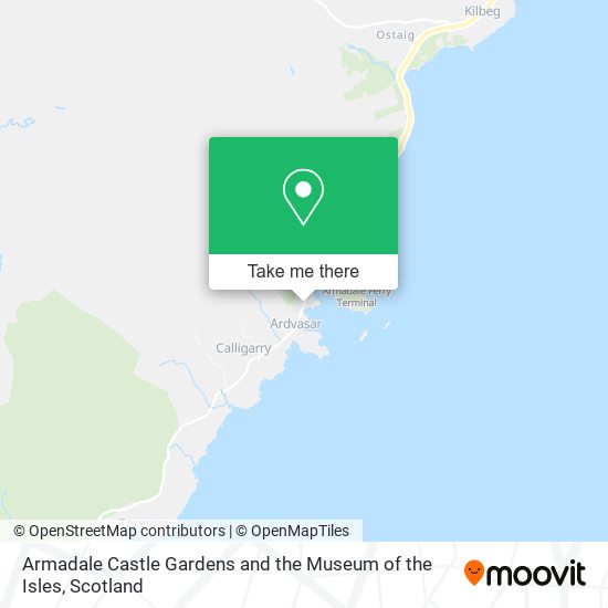 Armadale Castle Gardens and the Museum of the Isles map