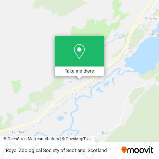 Royal Zoological Society of Scotland map