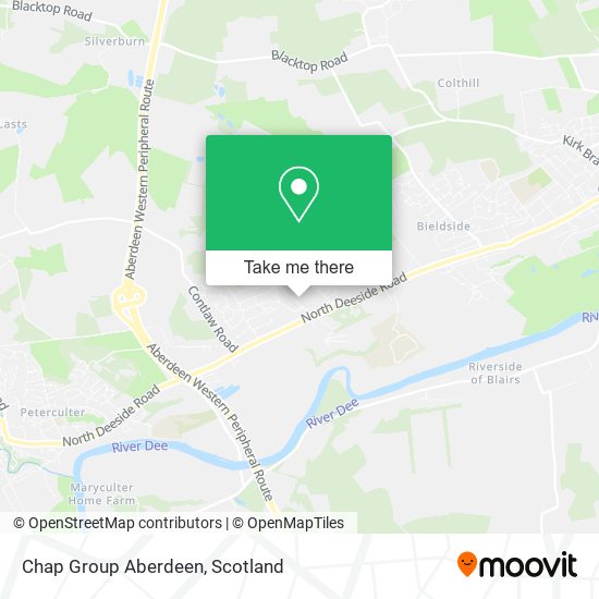 Chap Group Aberdeen map