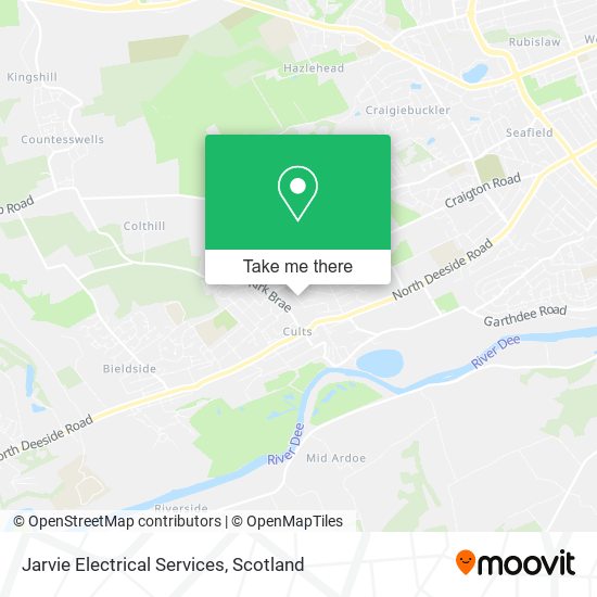 Jarvie Electrical Services map