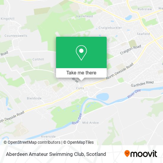 Aberdeen Amateur Swimming Club map