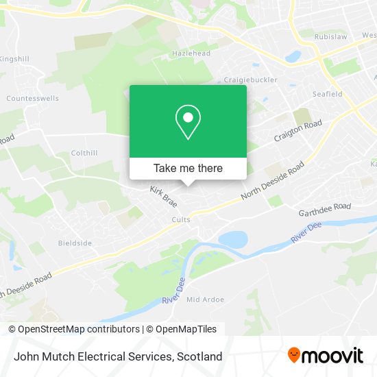 John Mutch Electrical Services map